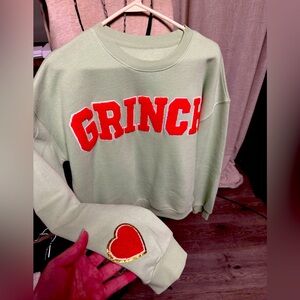 Judith March Grinch Sweatshirt EUC size M